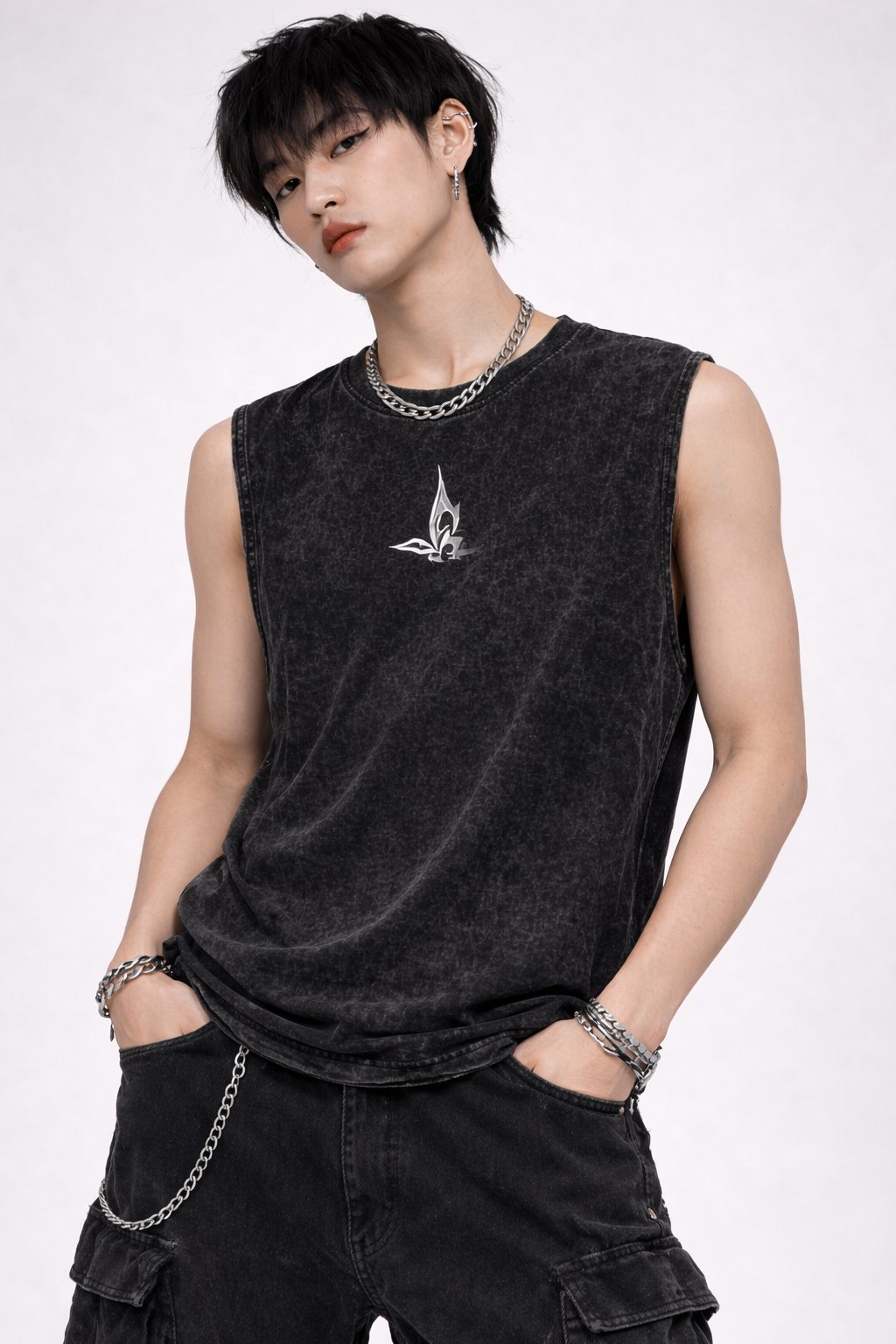 Silver Butterfly Tank