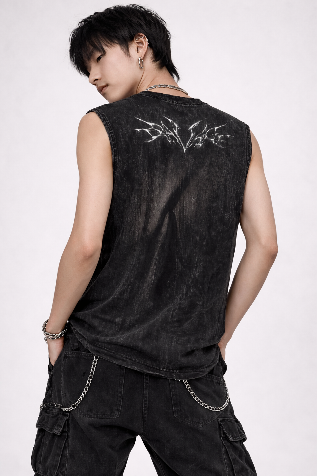 Silver Butterfly Tank